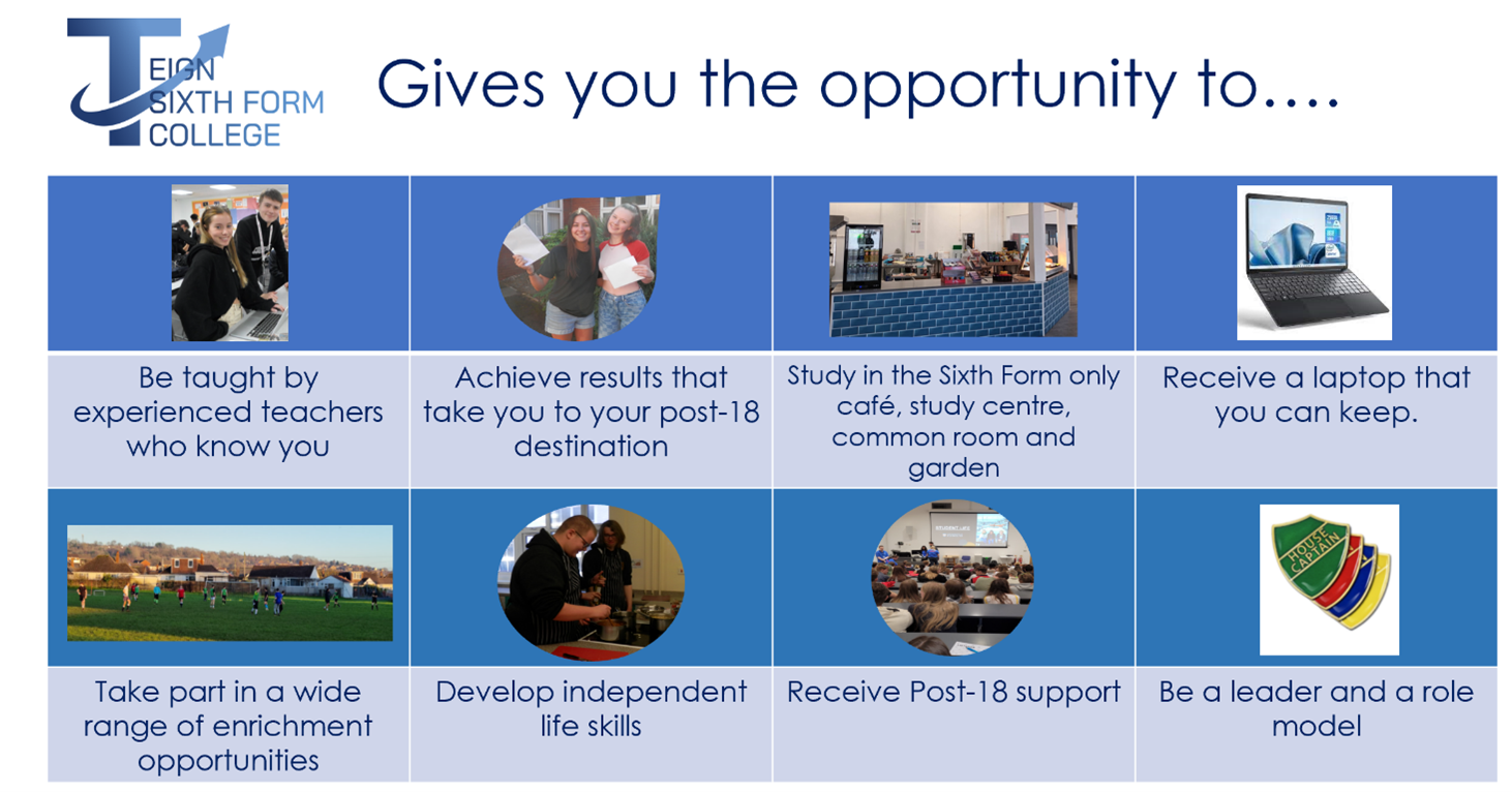Sixth form opportunities