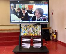 Teign students beamed into ukraine